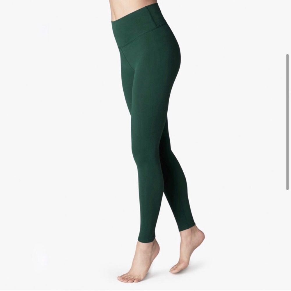 Beyond Yoga Green Take Me Higher Leggings